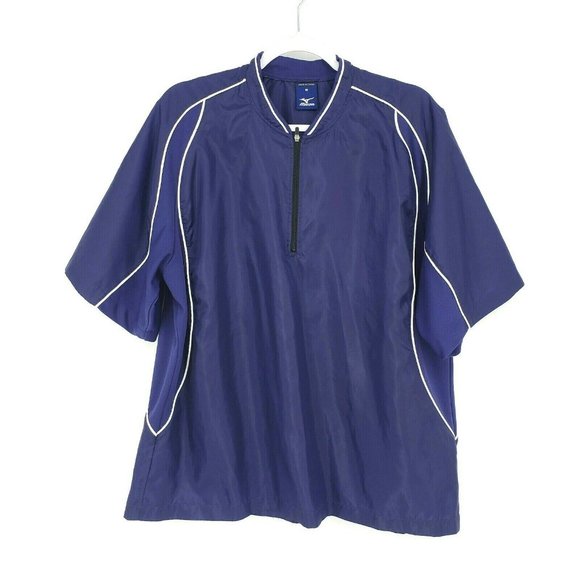 mizuno short sleeve windbreaker